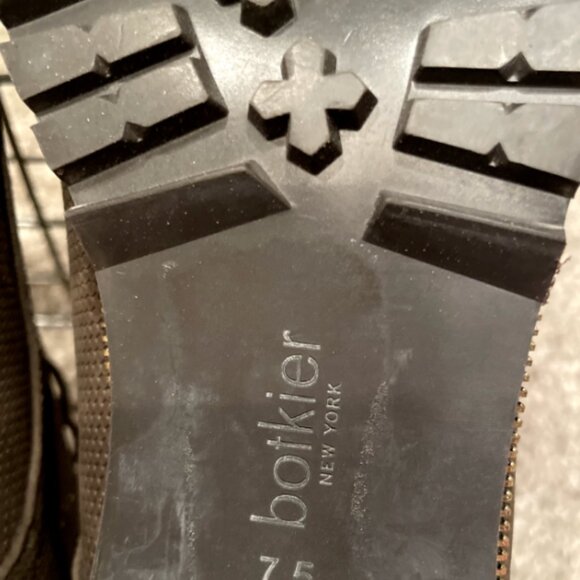 Women's Botkier Green/Gray/Olive Boots* US Size 7.5 Ankle Heel Boots* - Picture 3 of 5